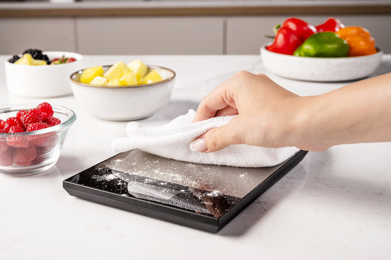 ميزان مطبخ NUTRICOOK الرقمي | وزن 5 كغم | خاصية التصفير - فضي ميزان مطبخ NUTRICOOK الرقمي | وزن 5 كغم | خاصية التصفير - فضي
