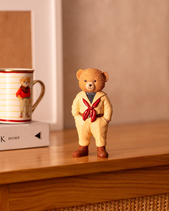 Cookie Bear Decorative Figure – Natural Charm