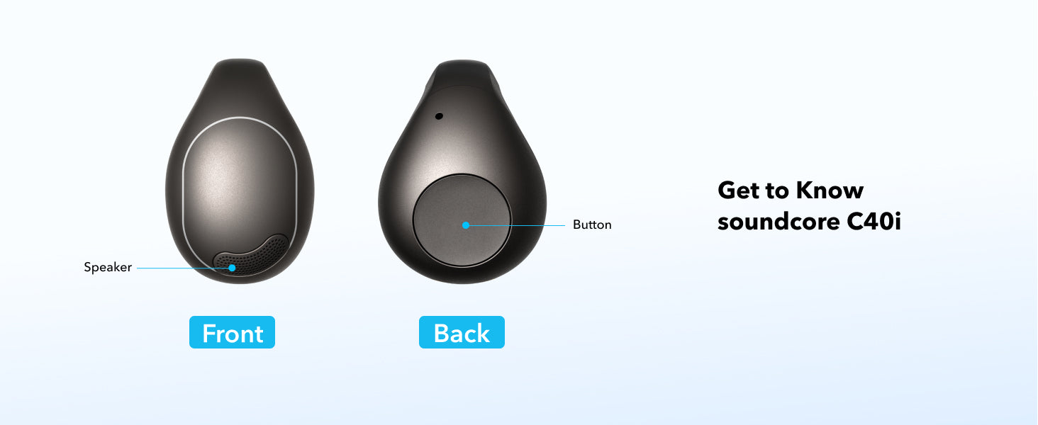 سماعة Soundcore C40i | سماعات أذن مرنة ومريحة سماعة Soundcore C40i | سماعات أذن مرنة ومريحة