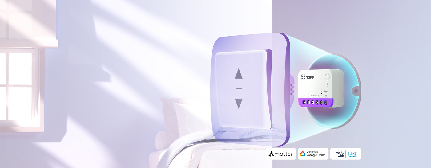 مفتاح ذكي واي فاي للتحكم بالستائر والأبواب الكهربائية مفتاح ذكي واي فاي للتحكم بالستائر والأبواب الكهربائية