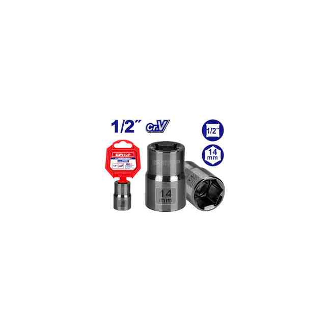 مقبس سداسي 1/2 إنش – 14 ملم من EMTOP ESCT12141 مقبس سداسي 1/2 إنش – 14 ملم من EMTOP ESCT12141