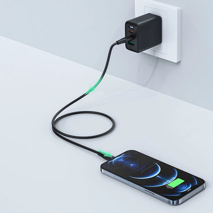 Acefast C3-01 MFi Certified USB-C to Lightning Fast Charging Cable, 30W PD Support, Durable Zinc Alloy & Braided Nylon, 1.2m Premium Sync Cord for iPhone & iPad