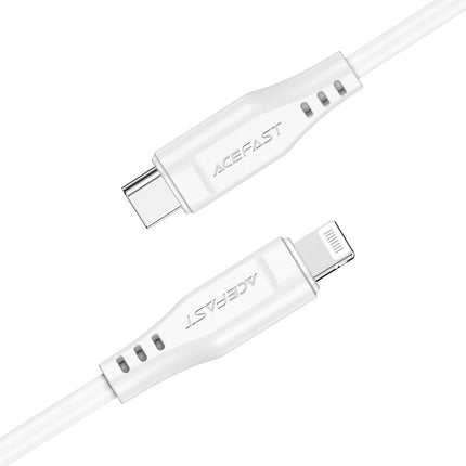 Acefast C3-01 MFi Certified USB-C to Lightning Fast Charging Cable, 30W PD Support, Durable Zinc Alloy & Braided Nylon, 1.2m Premium Sync Cord for iPhone & iPad