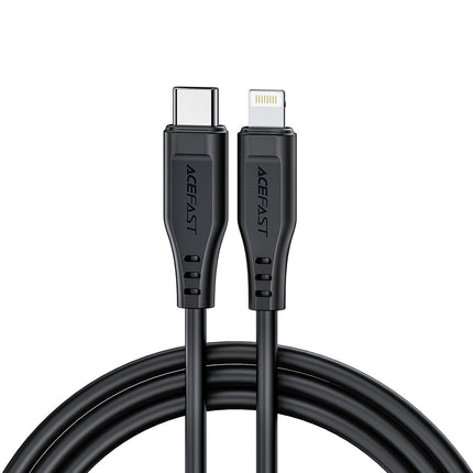 Acefast C3-01 MFi Certified USB-C to Lightning Fast Charging Cable, 30W PD Support, Durable Zinc Alloy & Braided Nylon, 1.2m Premium Sync Cord for iPhone & iPad