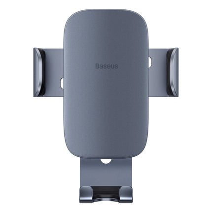 Baseus Metal Age II Gravity Car Phone Holder - Universal Air Vent Mount - One-Handed Operation - Aluminum Alloy Construction - Secure Mechanical Grip - Anti-Slip Silicone Padding - Compatible with 4.7 to 6.7 Inch Smartphones