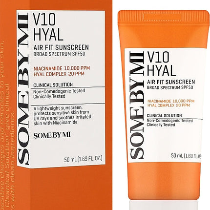 SOME BY MI V10 Hyal Air Fit Sunscreen SPF 50+ 50ml