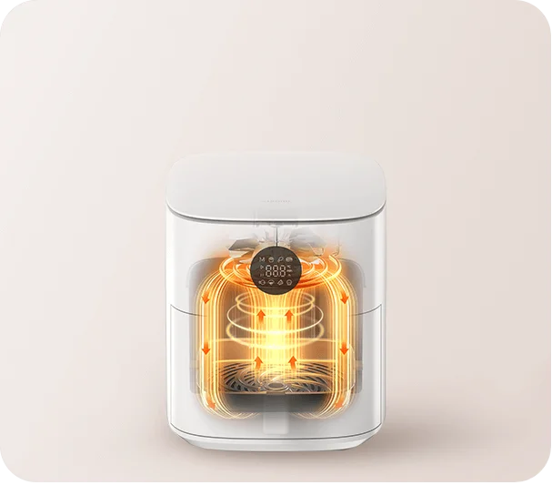 Xiaomi Air Fryer 6.5L 1800W High Power - 40°C to 230°C Precision Temperature Control - Degrease Feature - Large Capacity Xiaomi Air Fryer 6.5L 1800W High Power - 40°C to 230°C Precision Temperature Control - Degrease Feature - Large Capacity