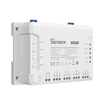 4CHPRO SONOFF 4CHR3 & 4CHPROR3 4-gang Wi-Fi Smart Switch with RF Control