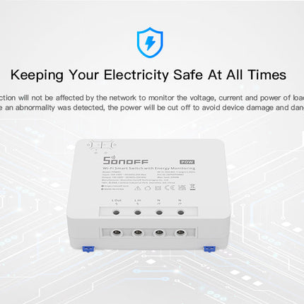 POWR3 SONOFF POWR3 High Power Smart Switch