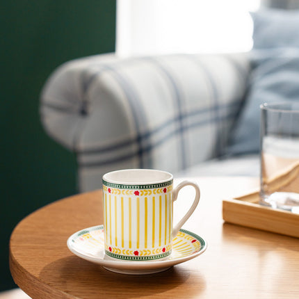 Eulalie Set of 2 Colorful Coffee Cups - Modern Design