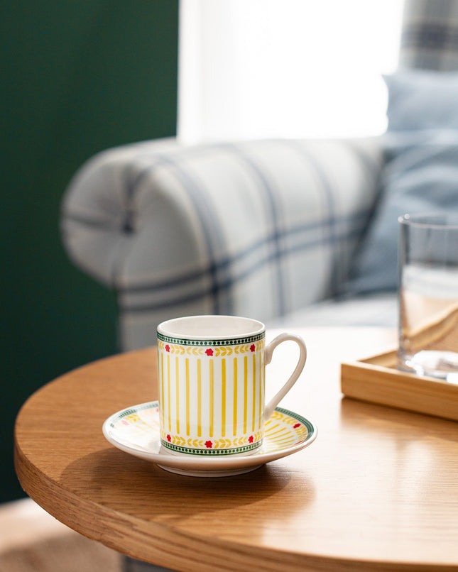 Eulalie Set of 2 Colorful Coffee Cups - Modern Design