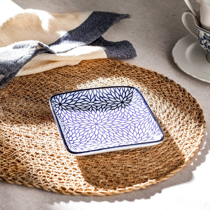 Rêve Bleu Drancy New Bone China Square Plate