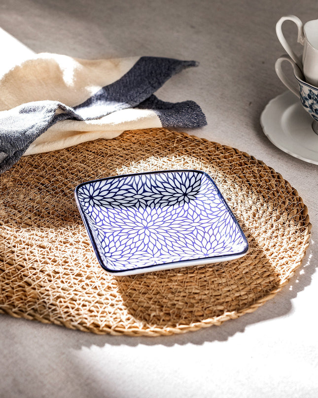 Rêve Bleu Drancy New Bone China Square Plate