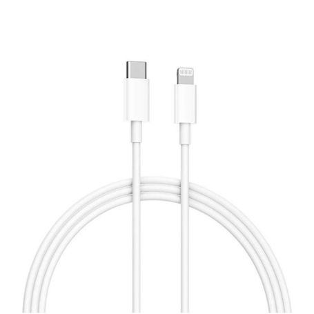 كابل شاومي من USB-C إلى Lightning بطول 1 متر - يدعم الشحن السريع PD لهواتف آيفون وآيباد كابل شاومي من USB-C إلى Lightning بطول 1 متر - يدعم الشحن السريع PD لهواتف آيفون وآيباد