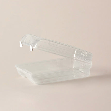 Luice Clear Stackable Shoe Storage Box with Lock