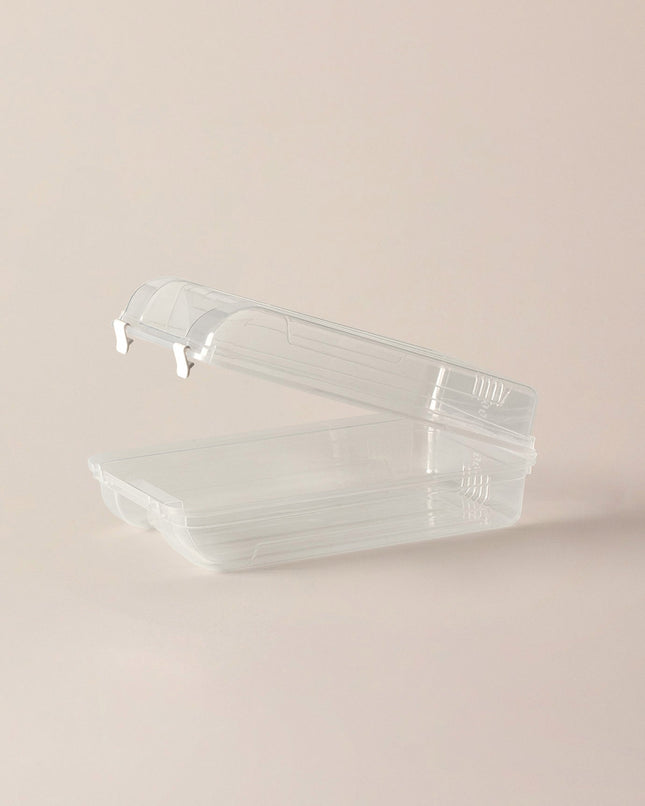 Luice Clear Stackable Shoe Storage Box with Lock