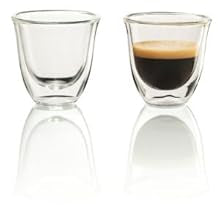 15.12.10.0008DoubleDeLonghi Double Walled Espresso Glasses