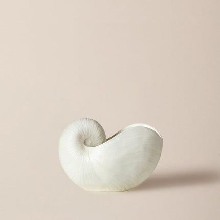 Thalassa White Resin Sculptural Vase 31cm