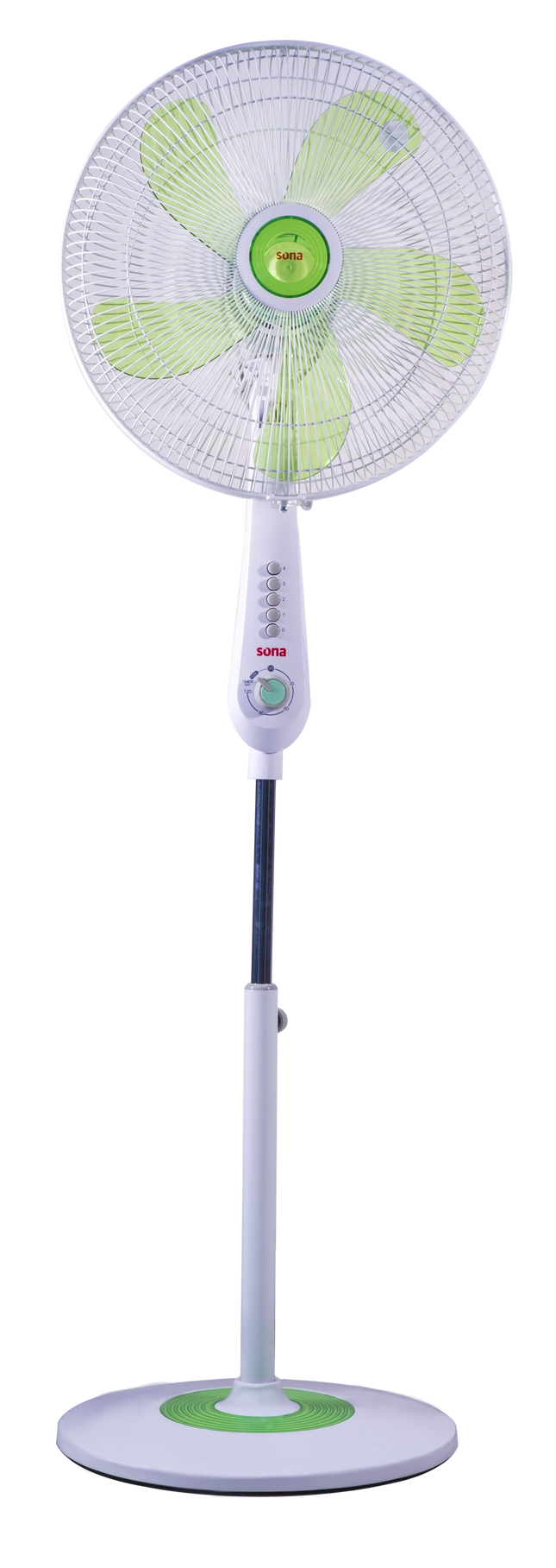 مروحة عمودية سونا (SONA) قياس 16 إنش - 3 سرعات مع محرك عالي الكفاءة
