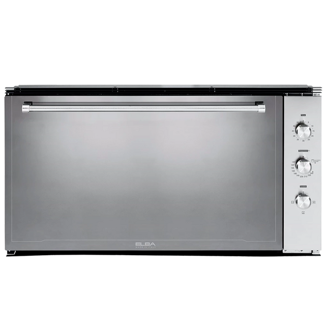 Elba 90 cm Built-in Gas Oven - Stainless Steel - Double Fans - 75L Capacity - Gas Grill - Full Safety - Made in Italy