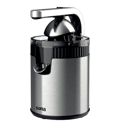 Sona 300W Citrus Juicer - Stainless Steel with Heavy-Duty Juicing Press Arm