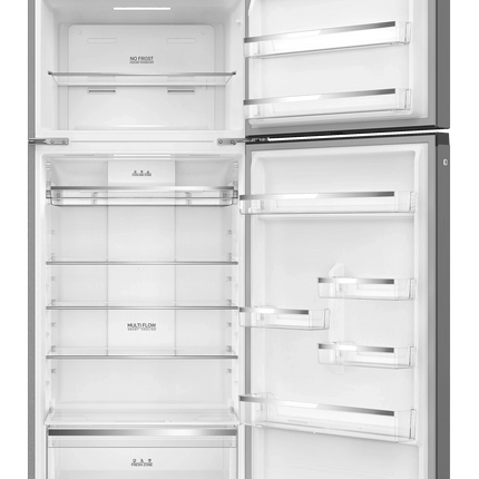 Skyworth 512L Top Freezer Refrigerator - No Frost - Dark Inox - Multi Air Flow - LED Lighting - Energy Efficient Class A