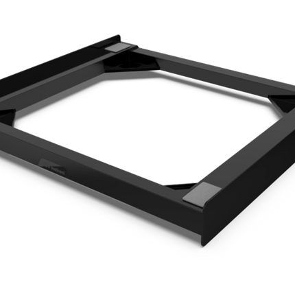 طقم تكويم الغسالة والنشافة (Stacking Kit) - مع حزام أمان للشد - يتحمل وزن حتى 250 كجم - موفر للمساحة - توافق شامل