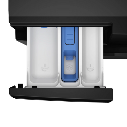 غسالة بيكو (Beko) تحميل أمامي سعة 12 كجم - لون أنتراسيت - 1400 دورة - موتور إنفرتر - 15 برنامج - تقنية SteamCure - كفاءة طاقة A(-10%)