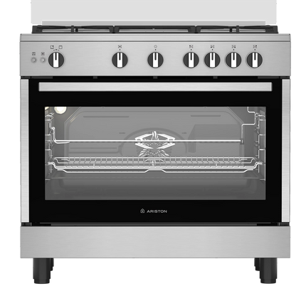 Ariston 90cm Gas Range with 5 Burners & Rotisserie