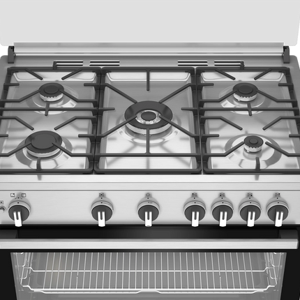 Ariston 90cm Gas Range with 5 Burners & Rotisserie