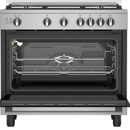 Ariston 90cm Gas Range with 5 Burners & Rotisserie