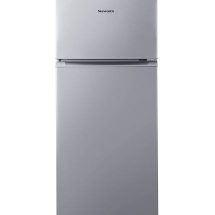 Skyworth 210L Manual Defrost Refrigerator Inox Finish