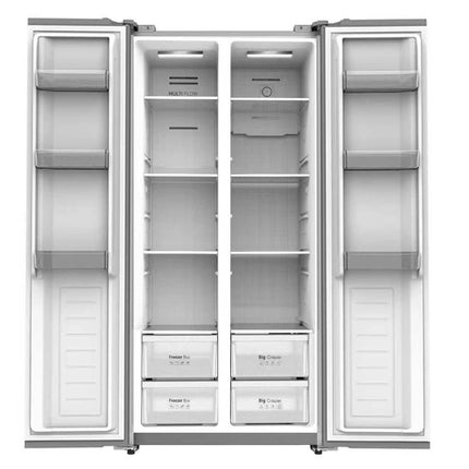 Skyworth 473L No Frost Inverter Refrigerator Gray