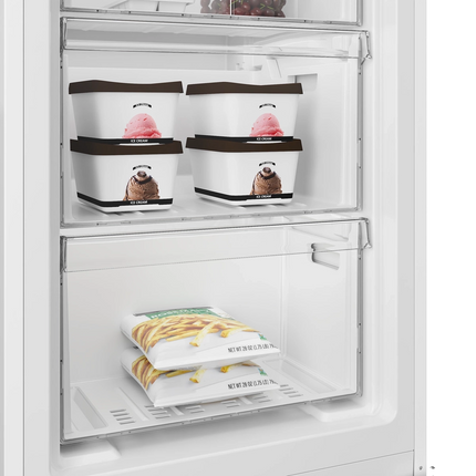 Beko 168L No Frost Upright Freezer - Silver A+