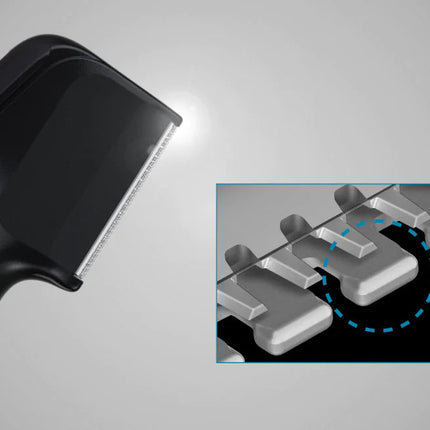 ماكينة تشذيب اللحية باناسونيك i-shaper 3 في 1، لتحديد وتصفيف اللحية مع 20 إعداداً للطول - أسود (ER-GD30-K421)