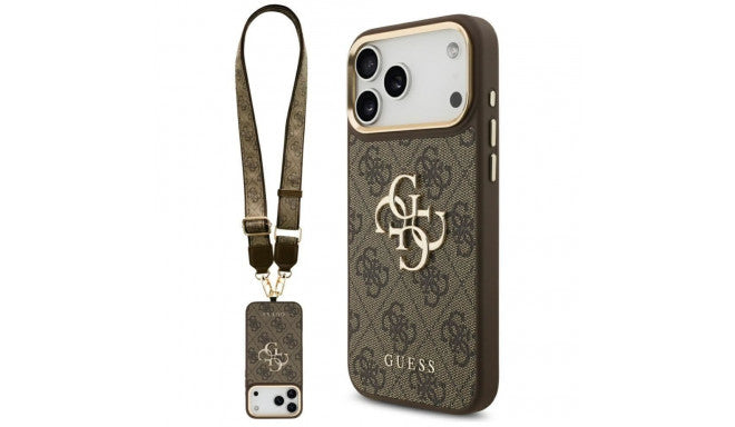 Guess Big 4G Case with Strap & Metal Buttons iPhone 17 Pro Max Guess Big 4G Case with Strap & Metal Buttons iPhone 17 Pro Max