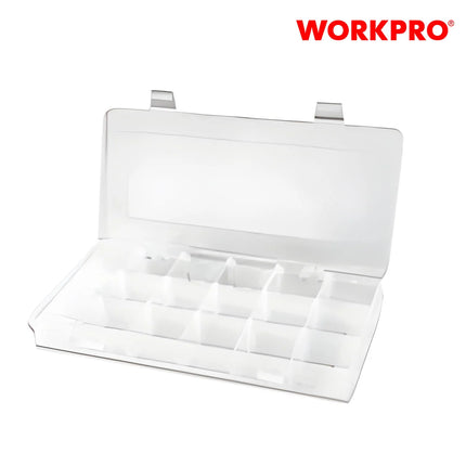 WORKPRO 18-Grid Plastic Compartment Box