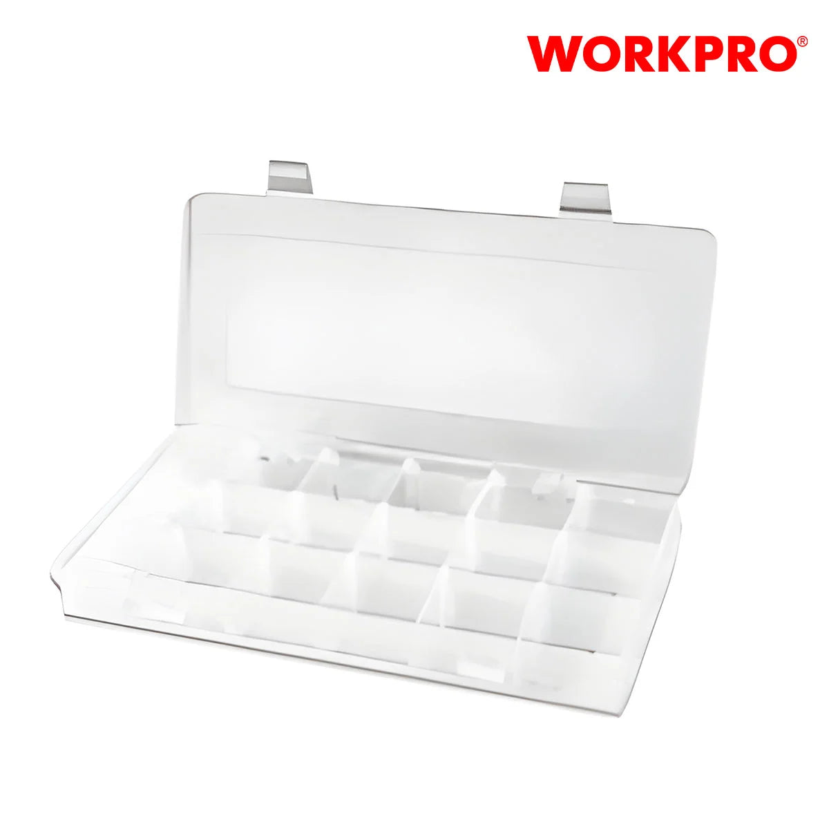 صندوق بلاستيكي مقسم إلى 18 خانة من WORKPRO صندوق بلاستيكي مقسم إلى 18 خانة من WORKPRO