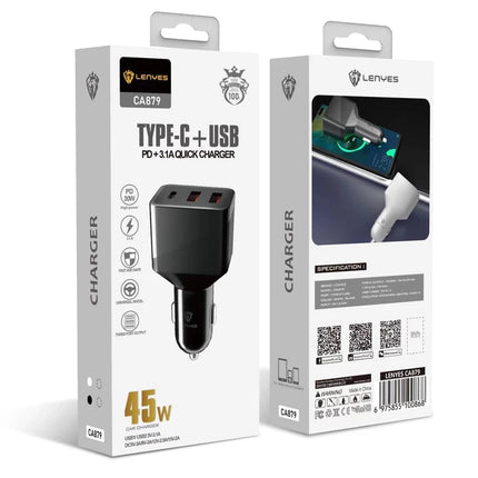 LENYES CA879 45W Car Charger