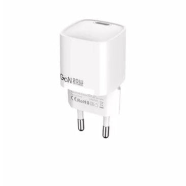 Lenyes LCH73 20W GaN Fast Charging Adapter with USB Type-C Port -WHITE