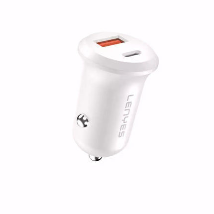  Lenyes CA53 PD30W Mini Car Charger - White 