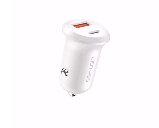  Lenyes CA53 PD30W Mini Car Charger - White 