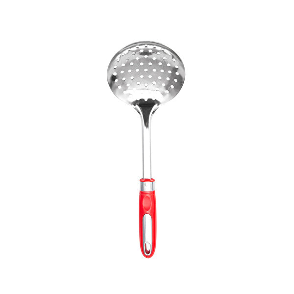 Karaca Retro Handled Strainer Red – Premium Kitchen Tool