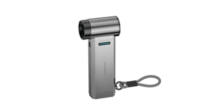 Powerology Turbo Blower 130,000 RPM with 4000mAh Power Bank - Silver