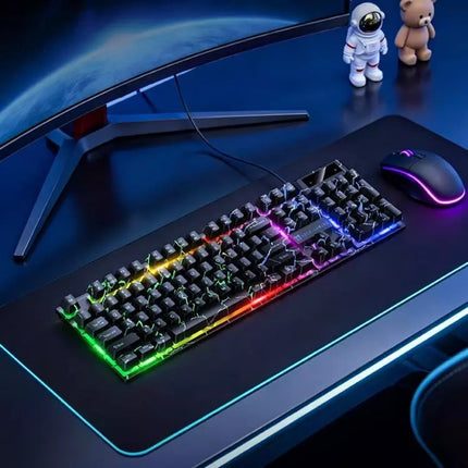 HOCO GM701 Trofeo Wired Gaming Keyboard - 104 Keys