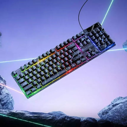 HOCO GM701 Trofeo Wired Gaming Keyboard - 104 Keys