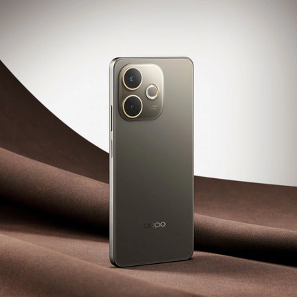 هاتف أوبو (OPPO) موديل A5 Pro 5G - سعة 256 جيجابايت - رام 8 جيجابايت - مقاومة ماء فائقة IP69 - بطارية 5800 مللي أمبير - لون Mocha Brown و Olive Green