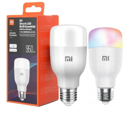 مصباح شاومي الذكي الملون (Mi Smart LED Bulb Essential) - 16 مليون لون مع تحكم واي فاي ودعم الأوامر الصوتية