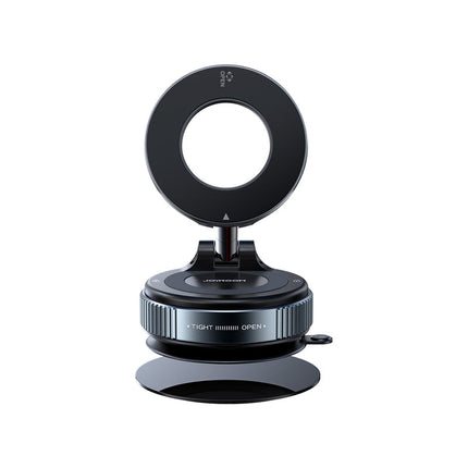 Joyroom JR-ZS501 MagSafe Magnetic Car Phone Mount - Dashboard and Windshield Suction Cup Holder - 360 Degree Rotation - Ultra-Strong N52 Magnets - Black