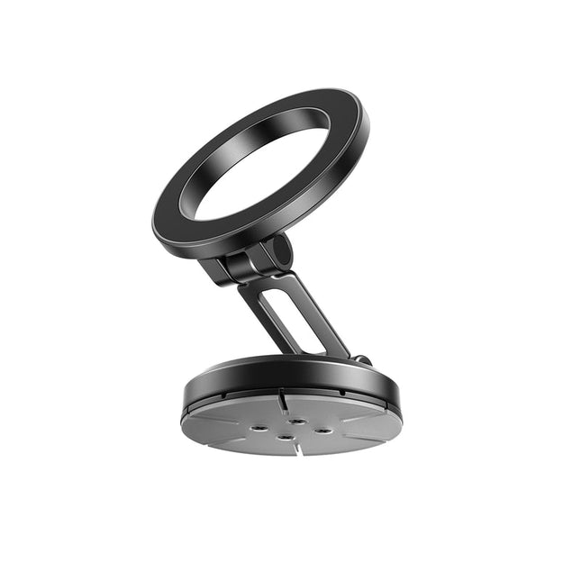 حامل هاتف مغناطيسي قابل للطي جوي رووم (Joyroom) موديل JR-ZS505 - يدعم MagSafe - للتابلو والأسطح المستوية - دوران 360 درجة - مغناطيس N52 قوي - لون أسود